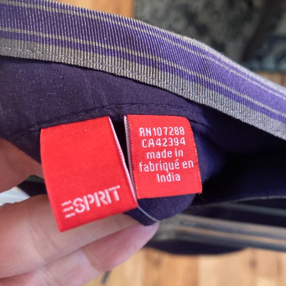 Esprit Purple Skirt with Beaded Accents - NWT - Picture 8 of 11